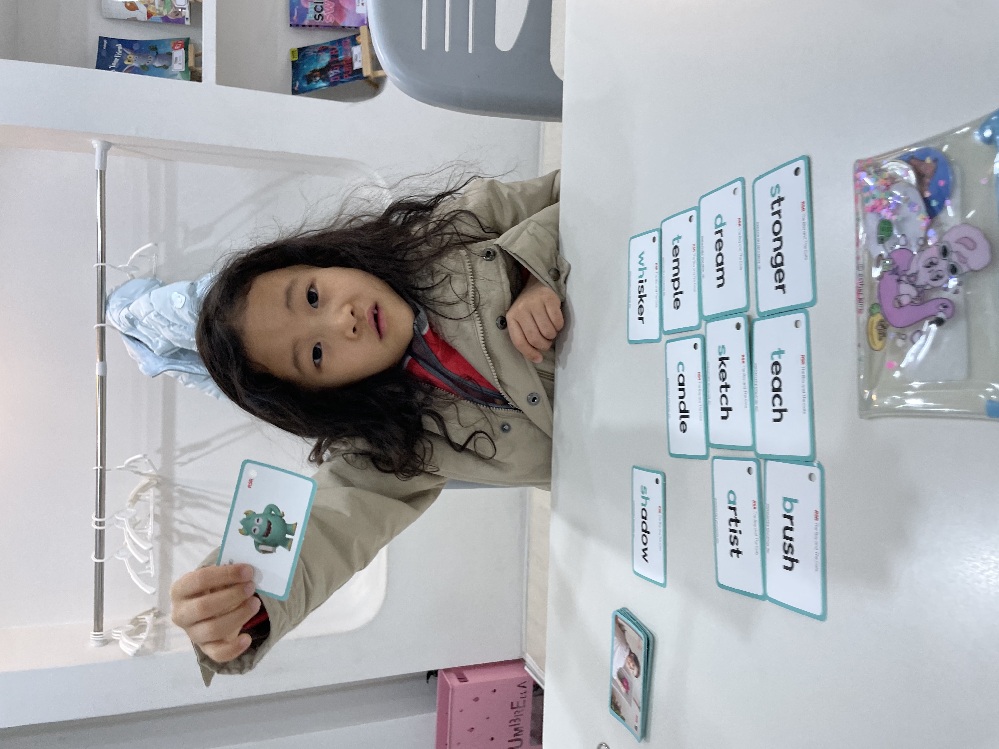 Learning English vocabulary with flashcards